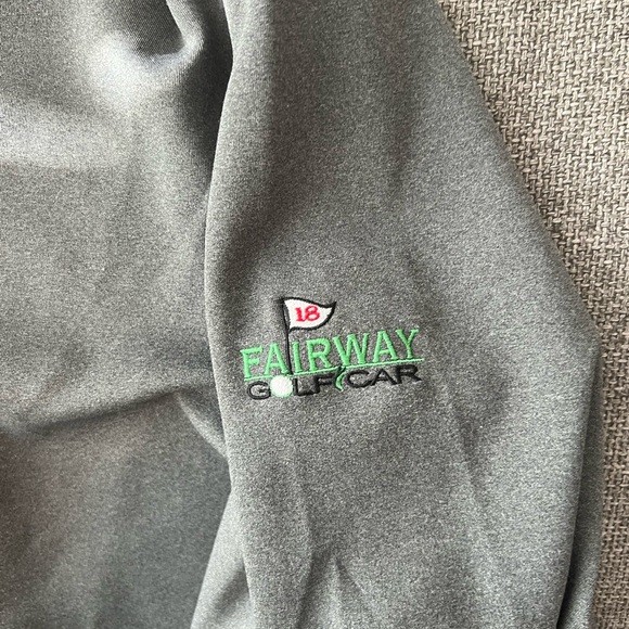 Fairway & Greene Tech Quarter-Zip, Grey, Size M - Picture 3 of 3